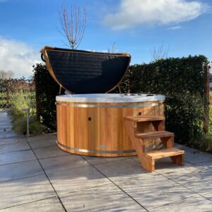 Alternative view of Python hottub spa